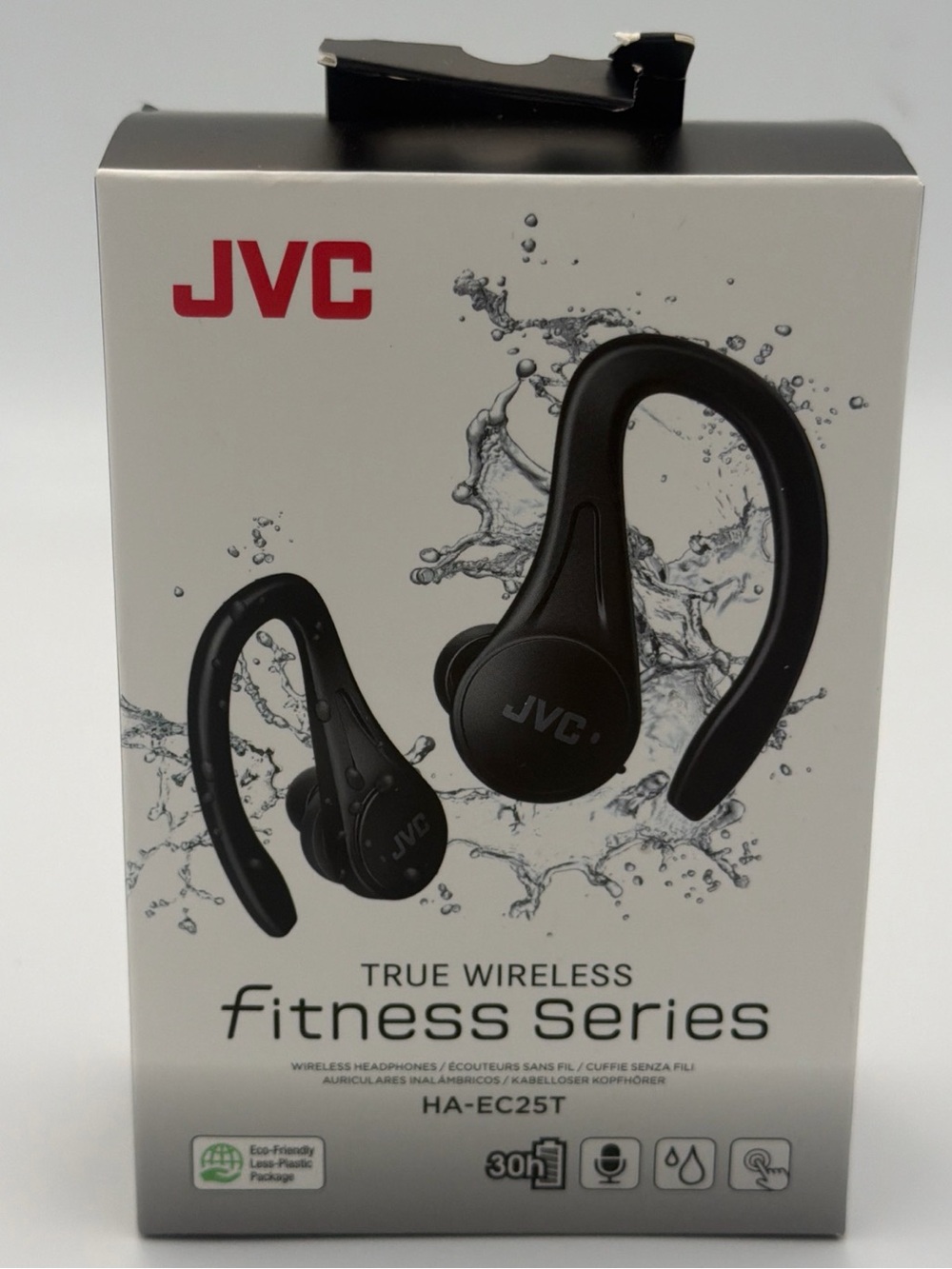 JVC True Wireless Fitness Series Earbuds - Black